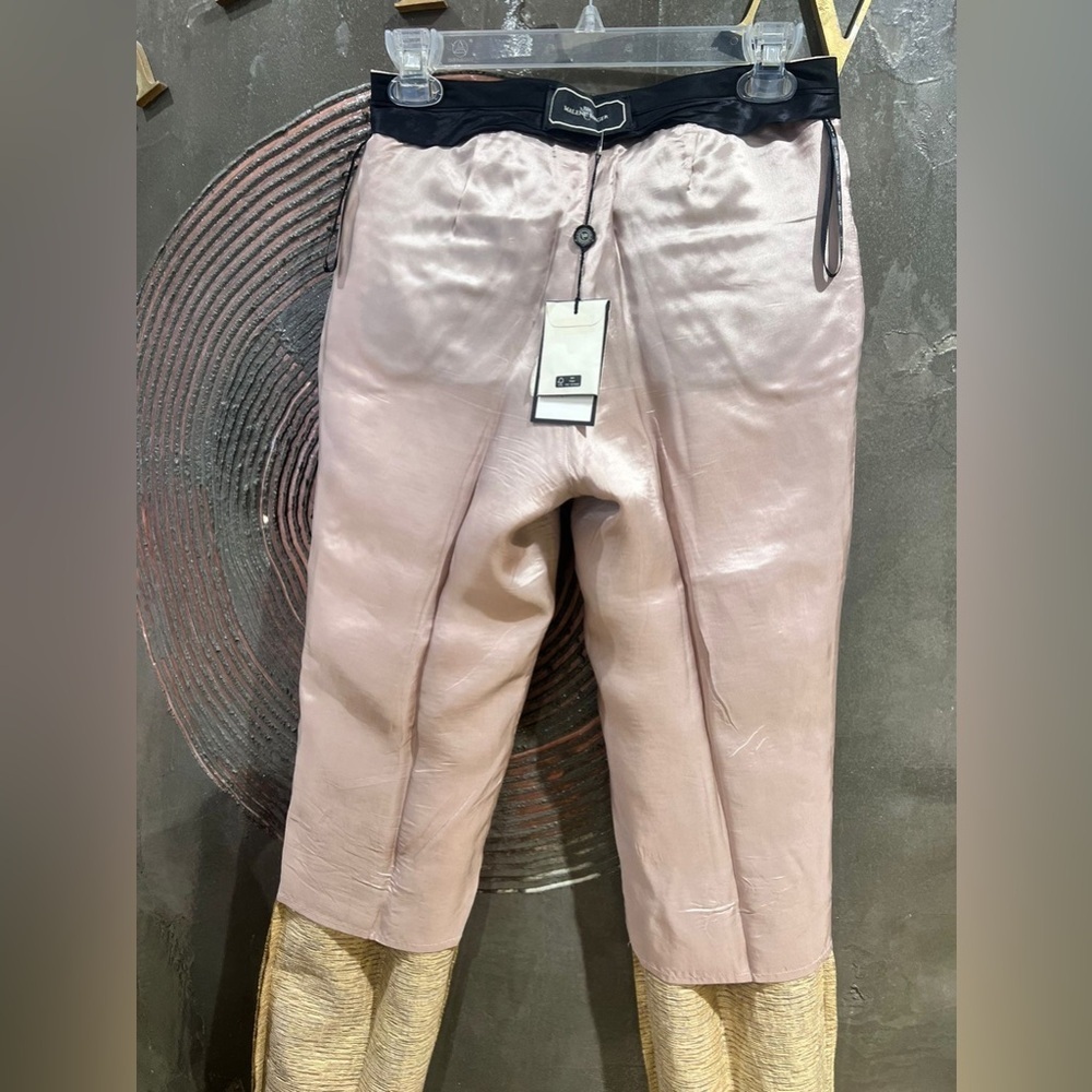 NWT By Malene Birger Metallic Gold Trousers - Picture 8 of 8